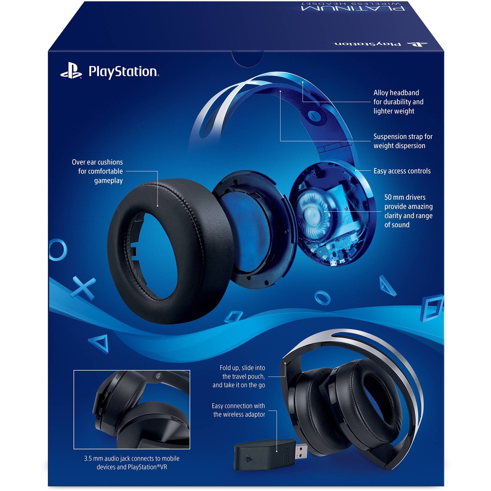 PlayStation Platinum Wireless Headset [Sony PlayStation 4 Accessory] NEW
