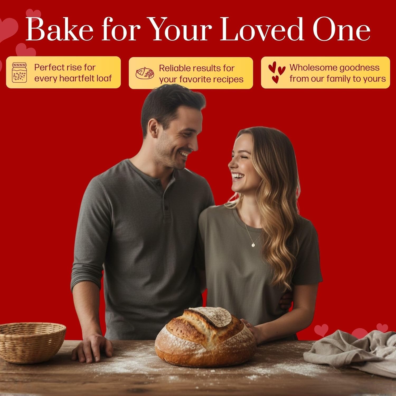 Versatile 100- Sourdough Starter Kit - Ideal for Beginners & Artisan Bakers