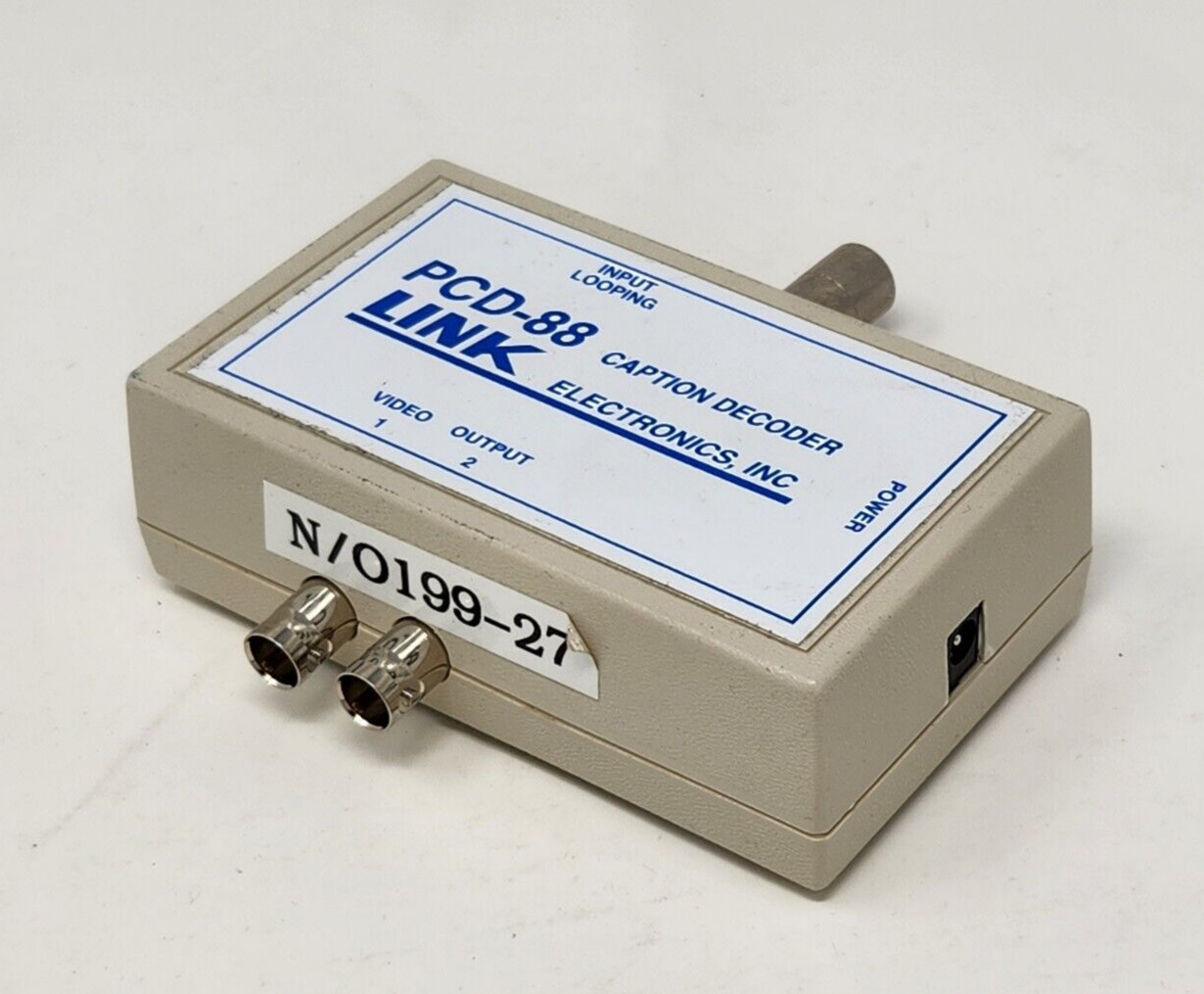 Link Electronics PCD-88 Portable Closed Caption Decoder CC1 CC2 Switchable