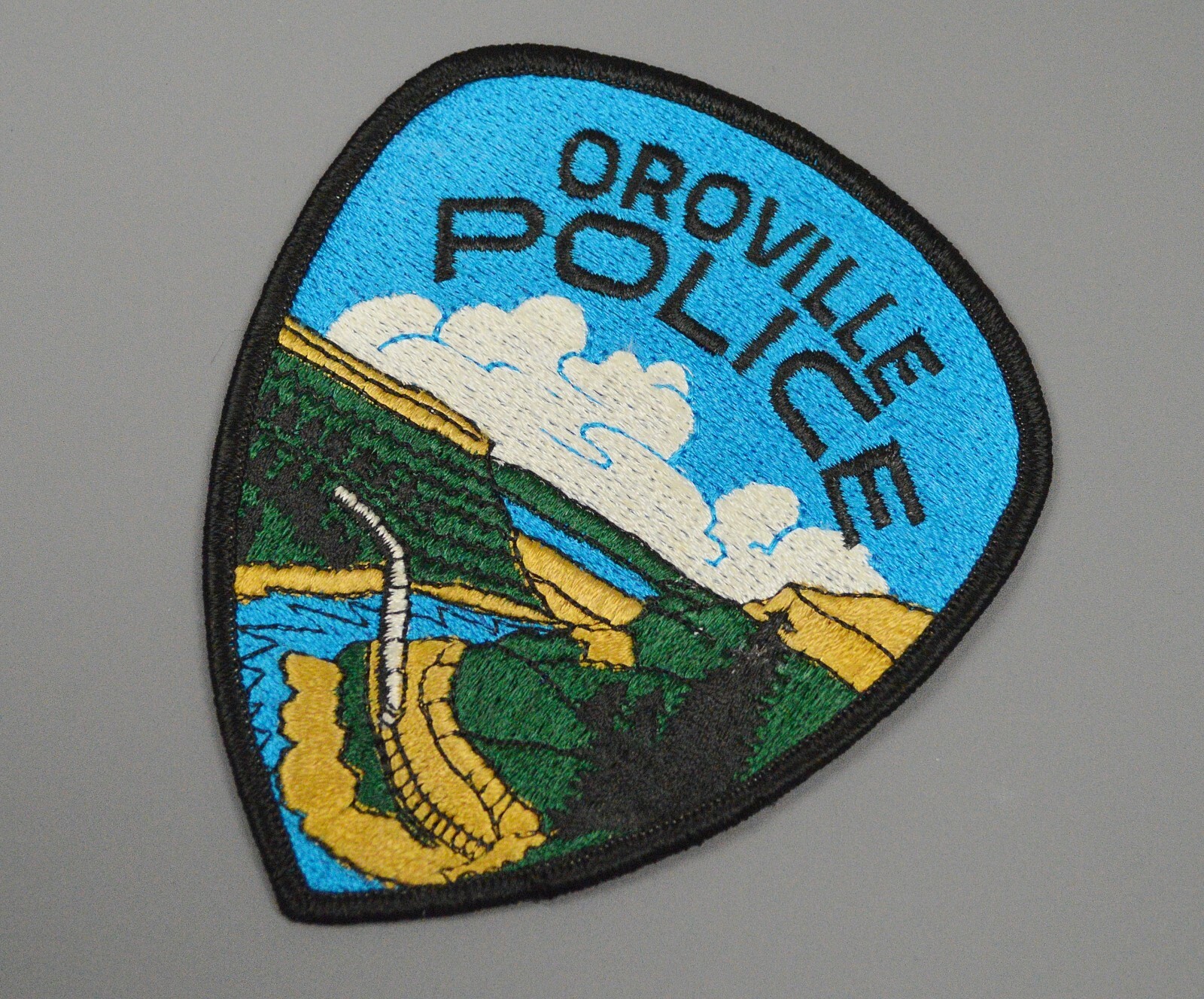 Oroville California Police 1989 Prototype Patch ++ Butte County CA