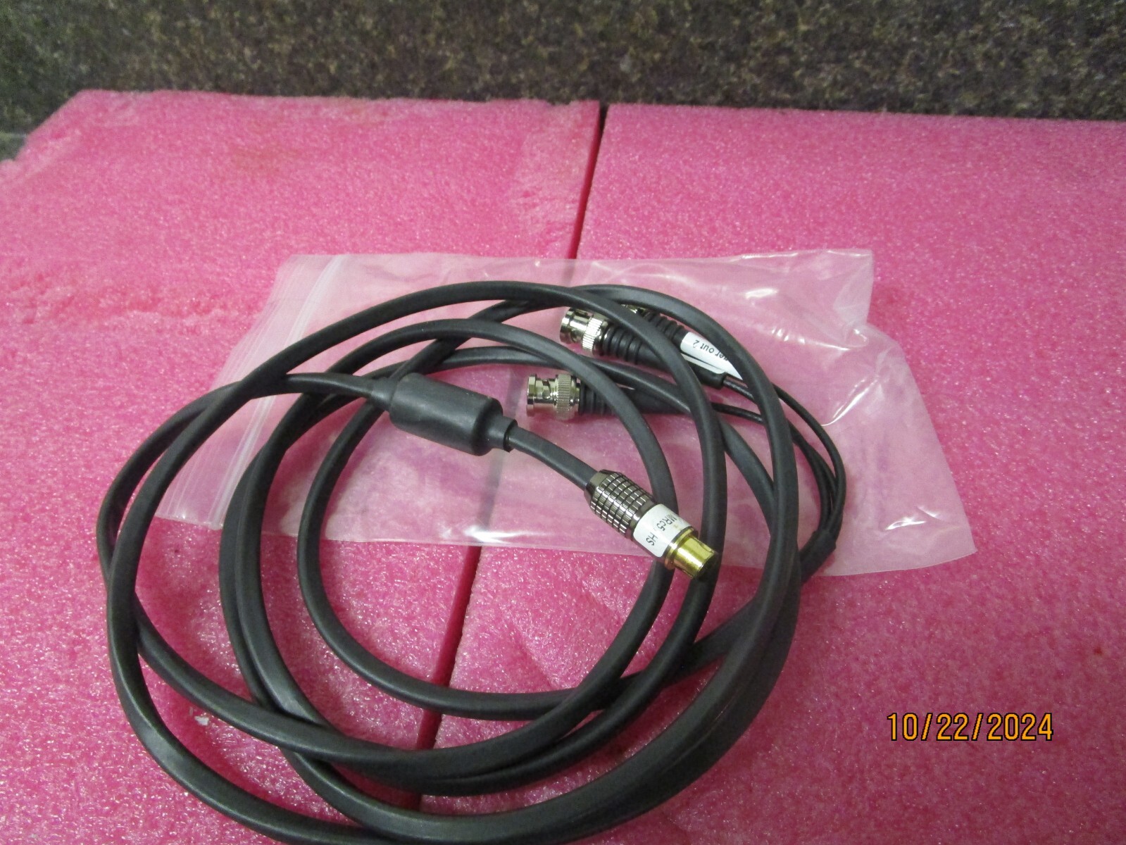 Zeiss Microscope Cable AxioCam MRc5/HS to Trigger In / Trigger Out 1 / Trigger 2