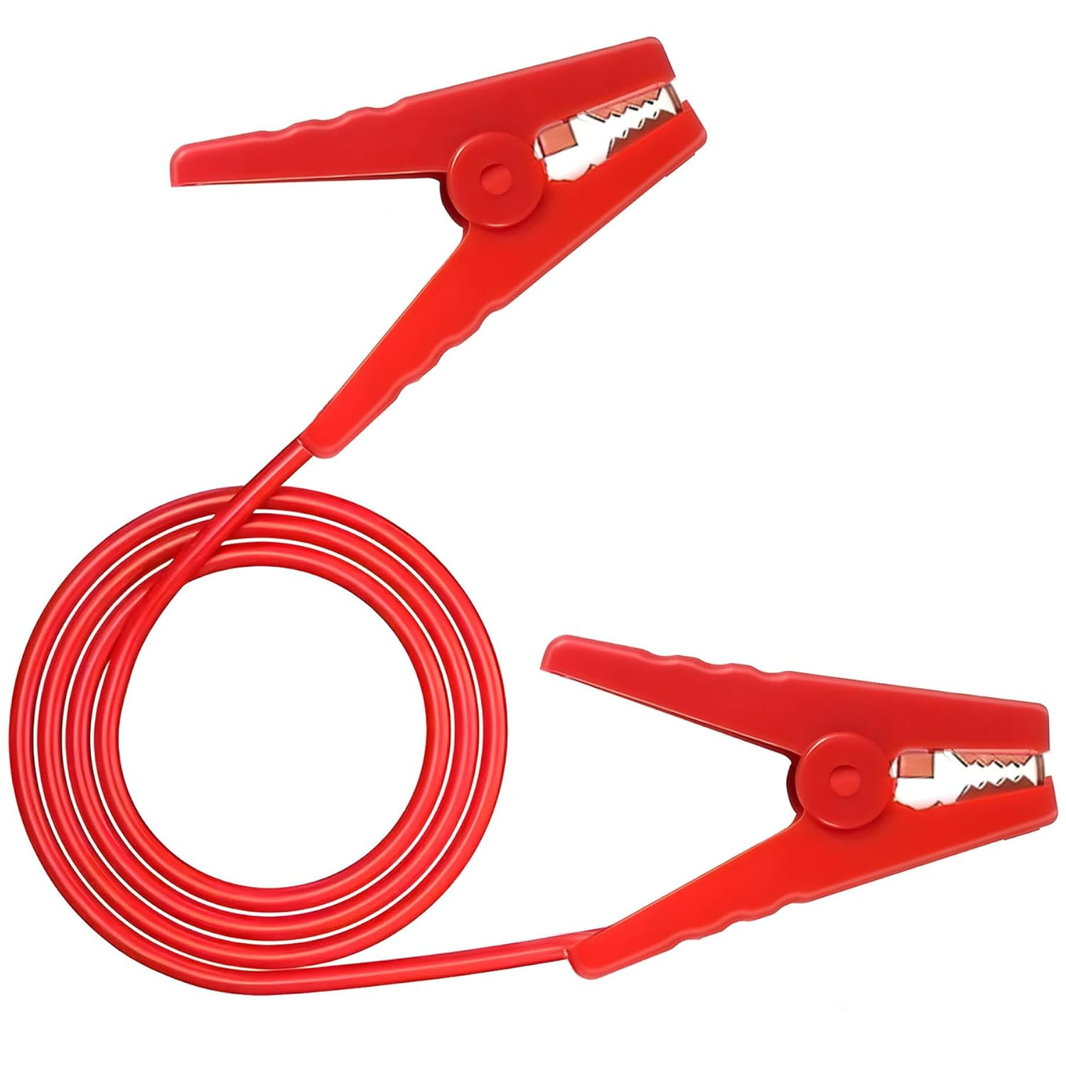Farm Electric Fence Jump Leads with Crocodile Clip Connect Energizer and Fencing