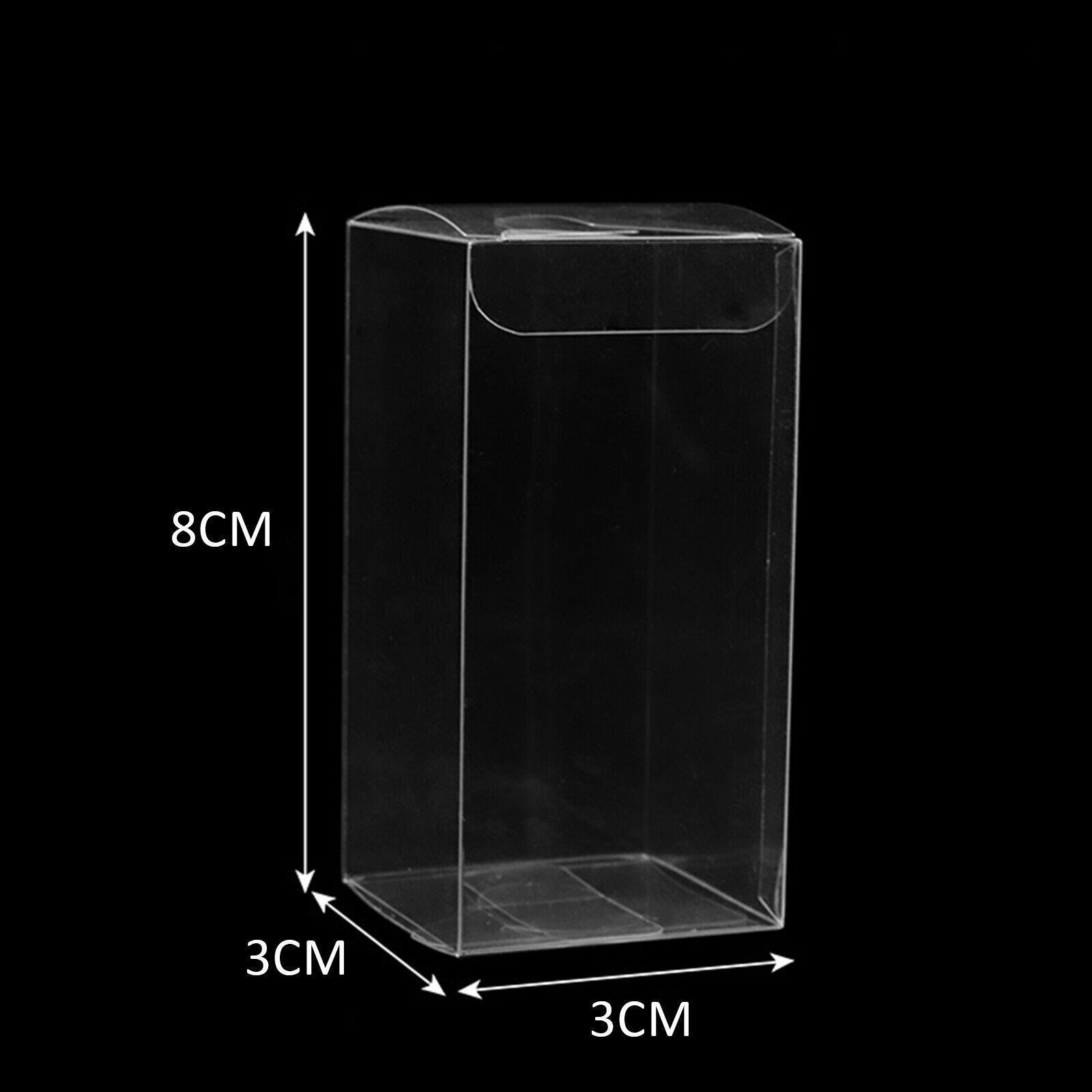 25PCS For 1:64 Scale Clear Model Toy Car Display Box Show Storage Case Dustproof