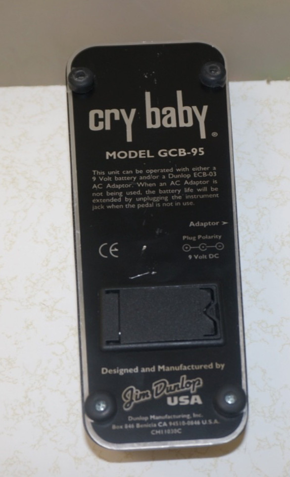 Jim Dunlop USA Cry Baby Wah Pedal GCB-95