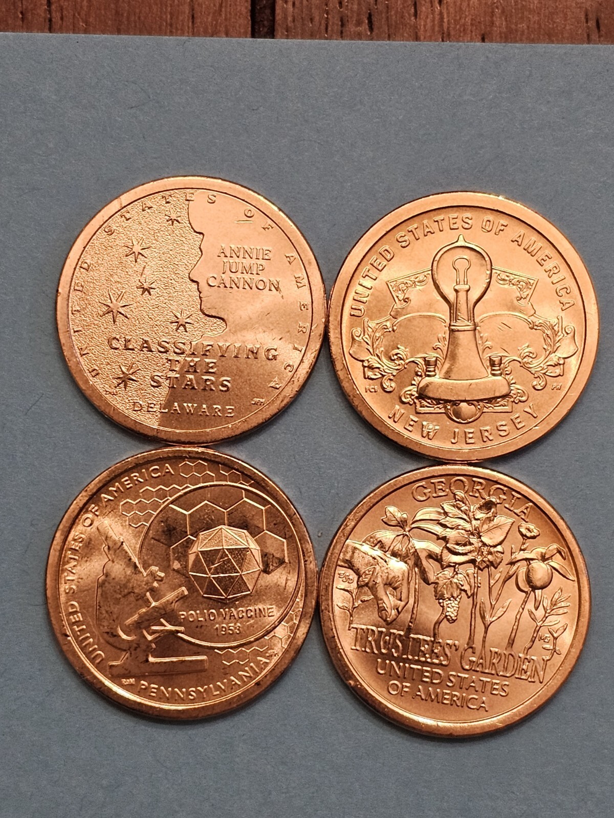 2019 P SET AMERICAN INNOVATION DOLLARS BR UNC FROM MINT BAGS ALL FOUR ISSUES