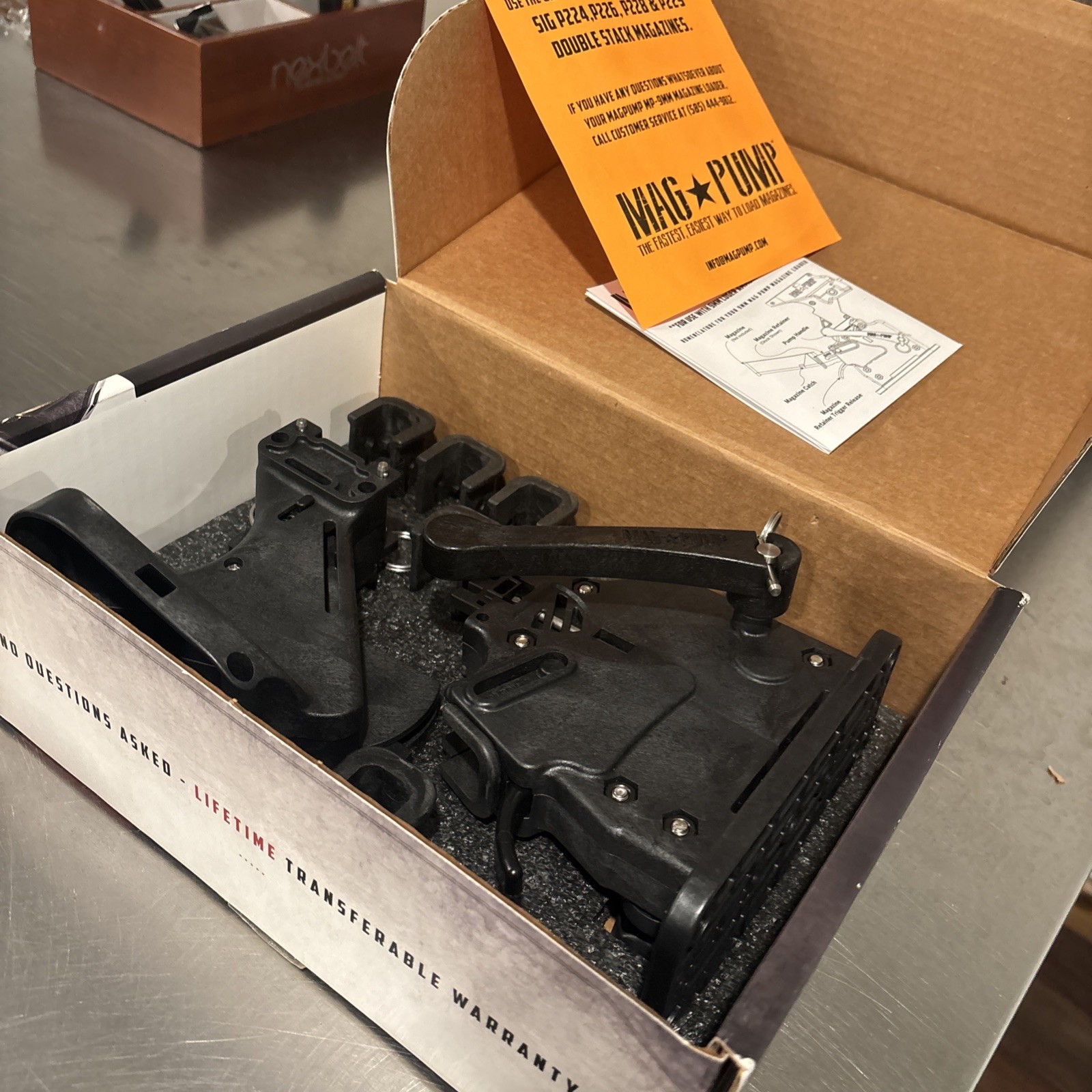 Magpump 9mm Magazine Loader Loads Most Double Stack Pistol Magazines MP-9MM