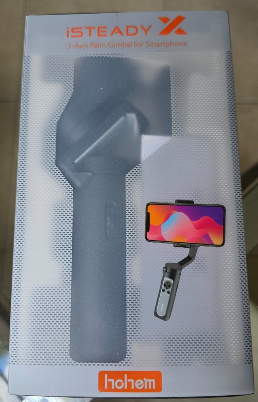 NEW 🤜🤛 Hohem iSteady X Gimbal Stabilizer 3-Axis Foldable Phone Remote 🫨😉👋