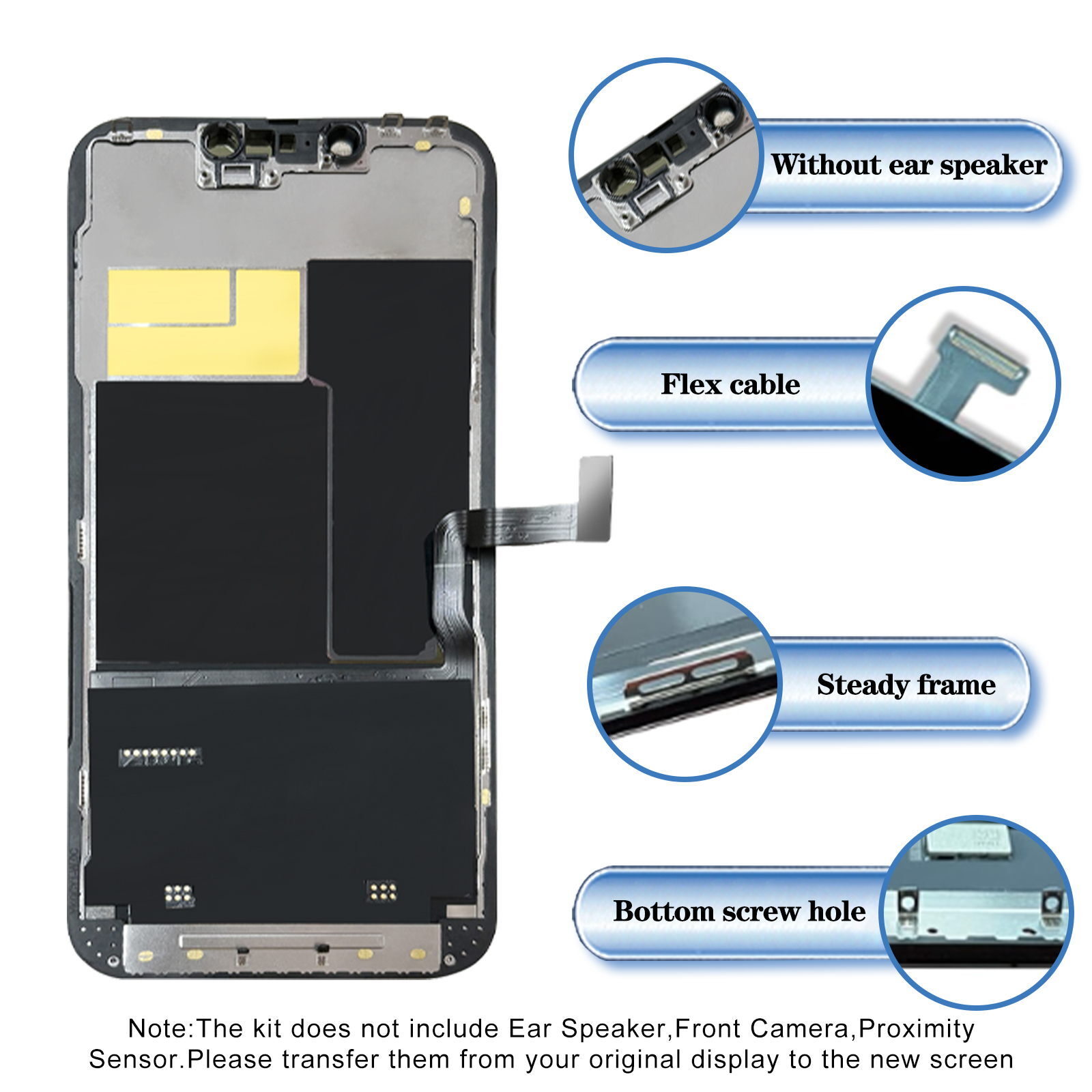 New Incell For iPhone 13 Pro Display Touch Screen Digitizer Replacement Assembly