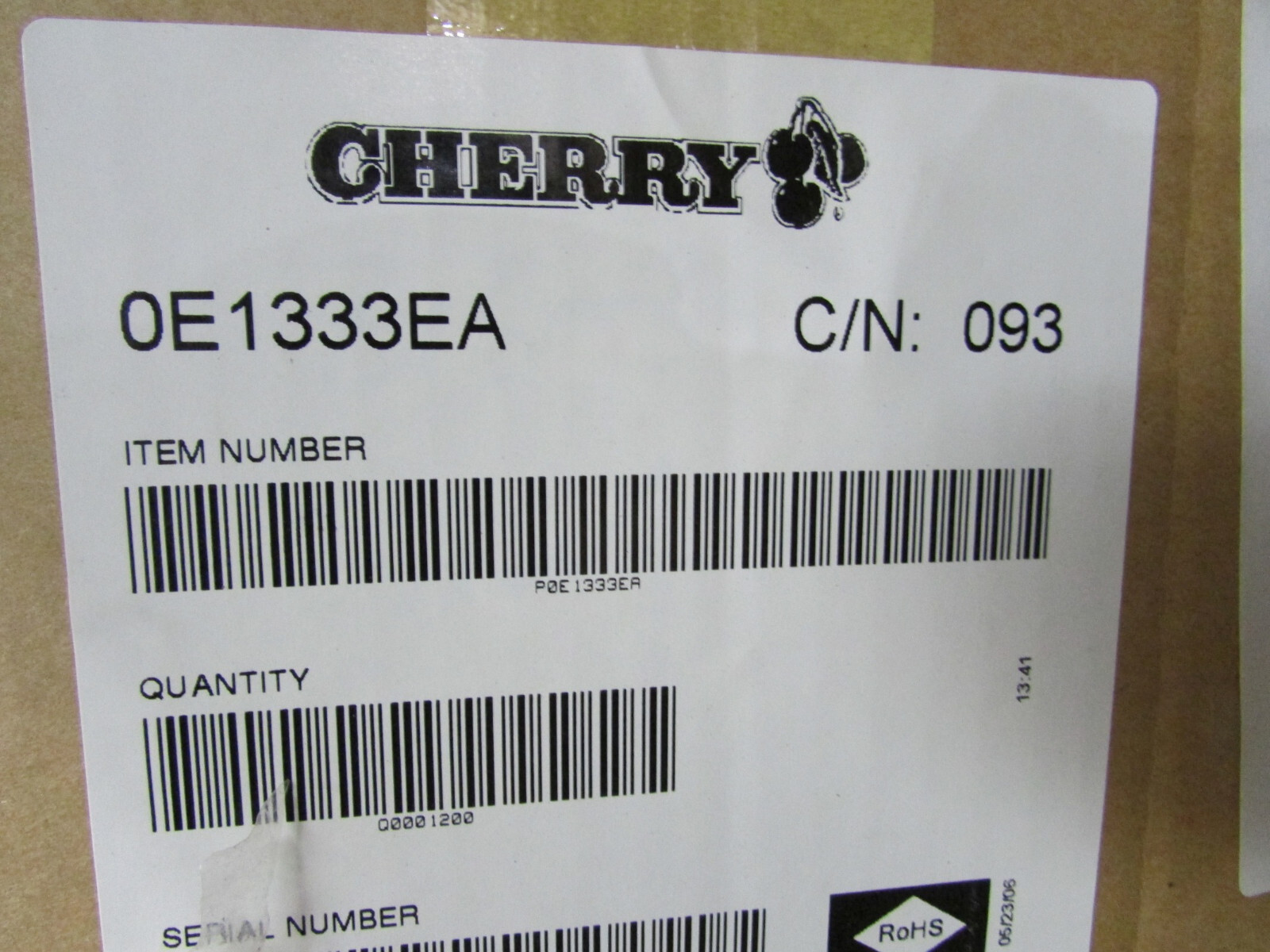 2 Cherry E13 15A Normally Open Snap Action Pushbutton Switch 125/250VAC E13-33EA