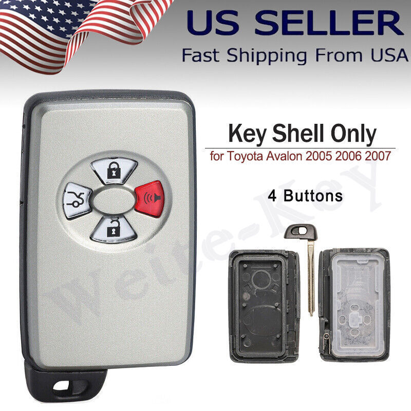 for Toyota Avalon 2005 2006 2007 Smart Key Shell Fob Case 4 Button 271451-0111