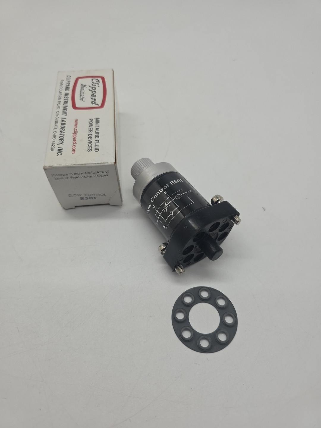 New Clippard Minimatic R501 Delay Valve Vintage Miniature Fluid Power Device