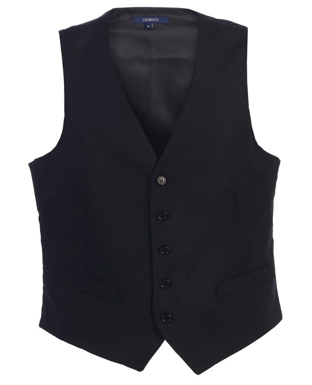 Gioberti Men's Button Suit Formal Vest 70% Polyester/30% Rayon Size S-6XL VS-95