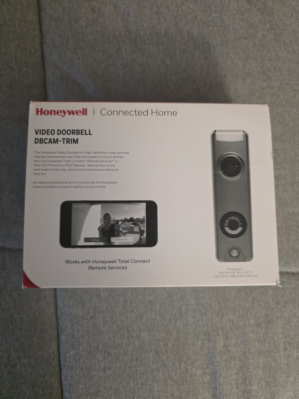 Honeywell Dbcam-Trim In Silver Doorbell Camera