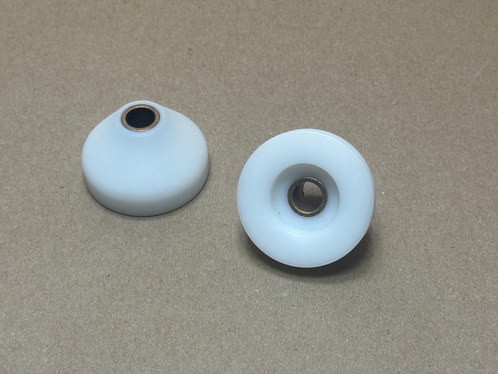 2x PC Lot New Kegel Lane Edge Guide Roller w/ Bushing (1/2") 153-8410