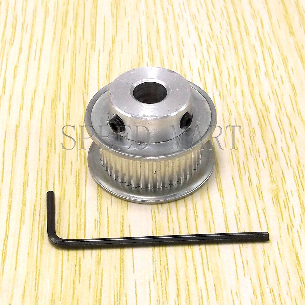 MXL Aluminum Timing Belt Pulley 40 Tooth 10mm Bore 0.08" Pitch for Stepper Motor
