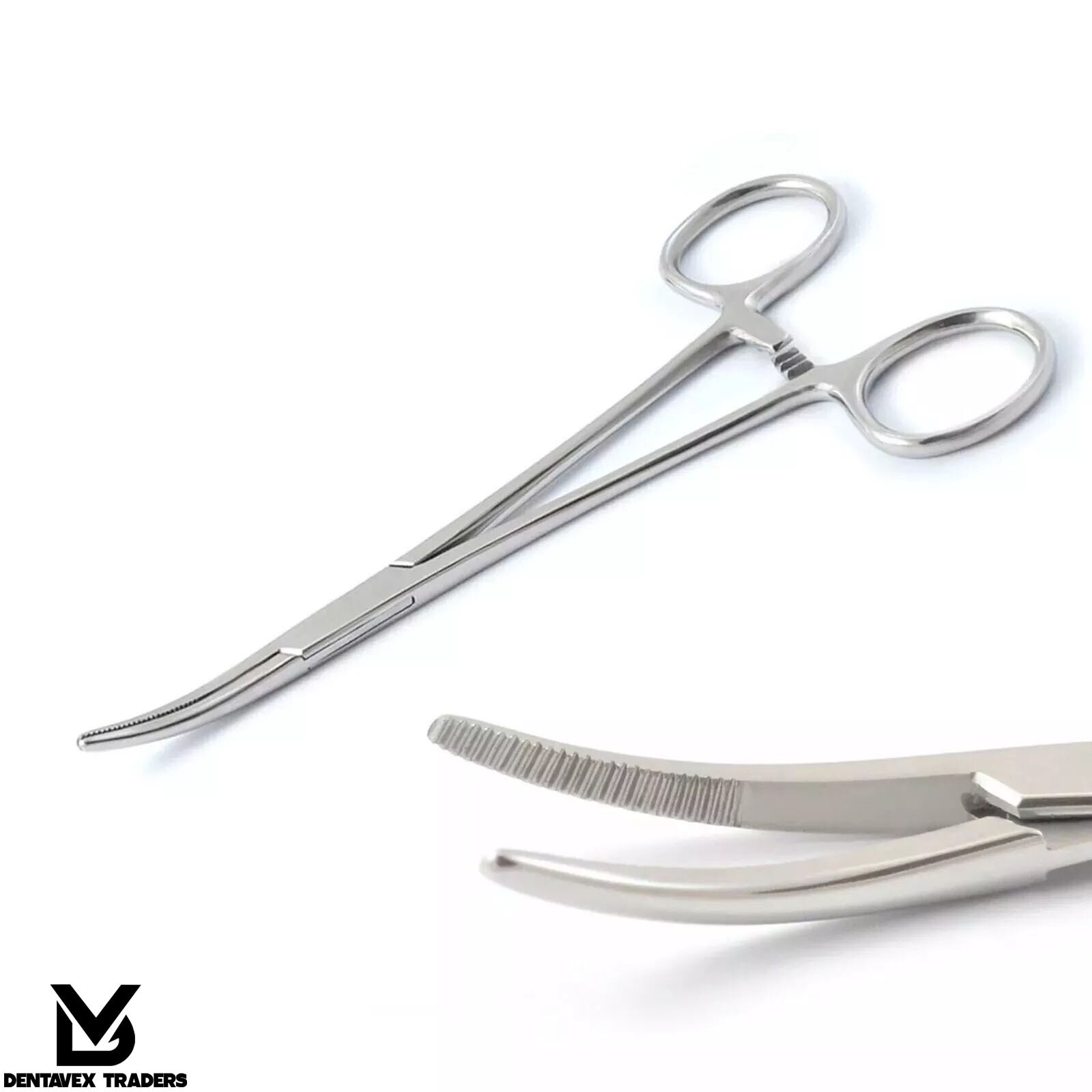 „Surgical Hemostat Curved Kelly Locking Clamp Forceps 5.5" Artery Tooth“ ✅