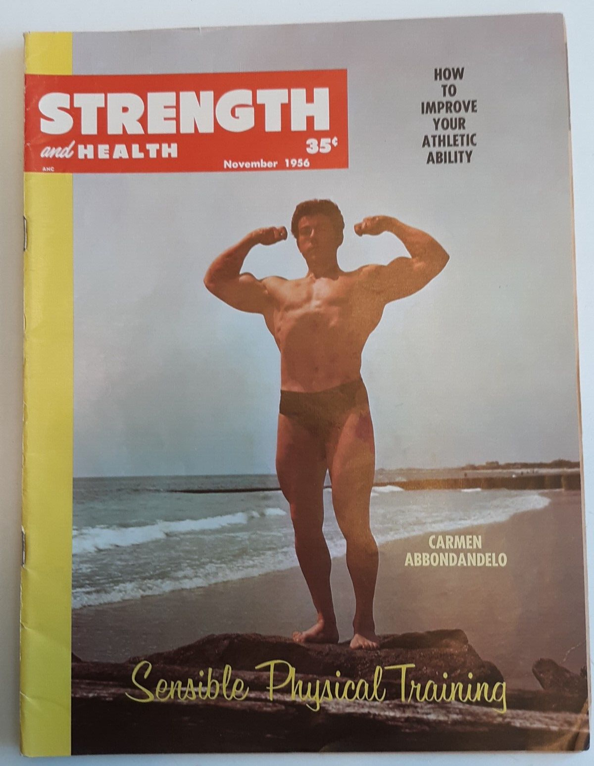 Strength & Health Magazine November 1956 Carmen Abbondandelo