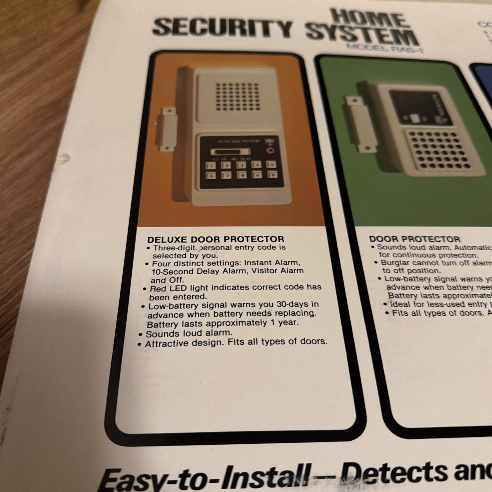 Vintage Never Installed Wells Fargo Security System Model RAS-1 Medium Size Home