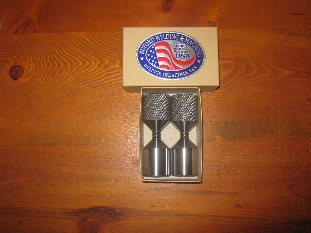WELDERS & FITTERS TWO HOLE FLANGE PINS (SMALL 1&1/8" dia.) Made in USA.