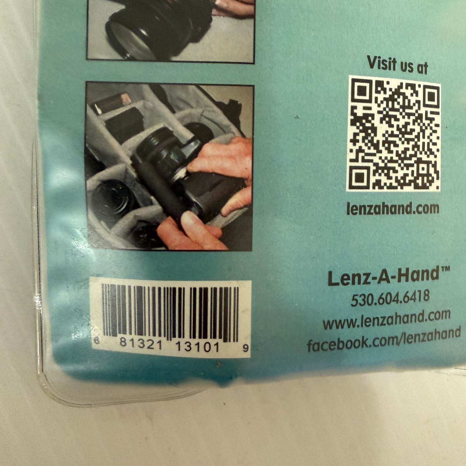 Camera Lens Grip Support Stabilizer By Lenz-A-Hand New In Package