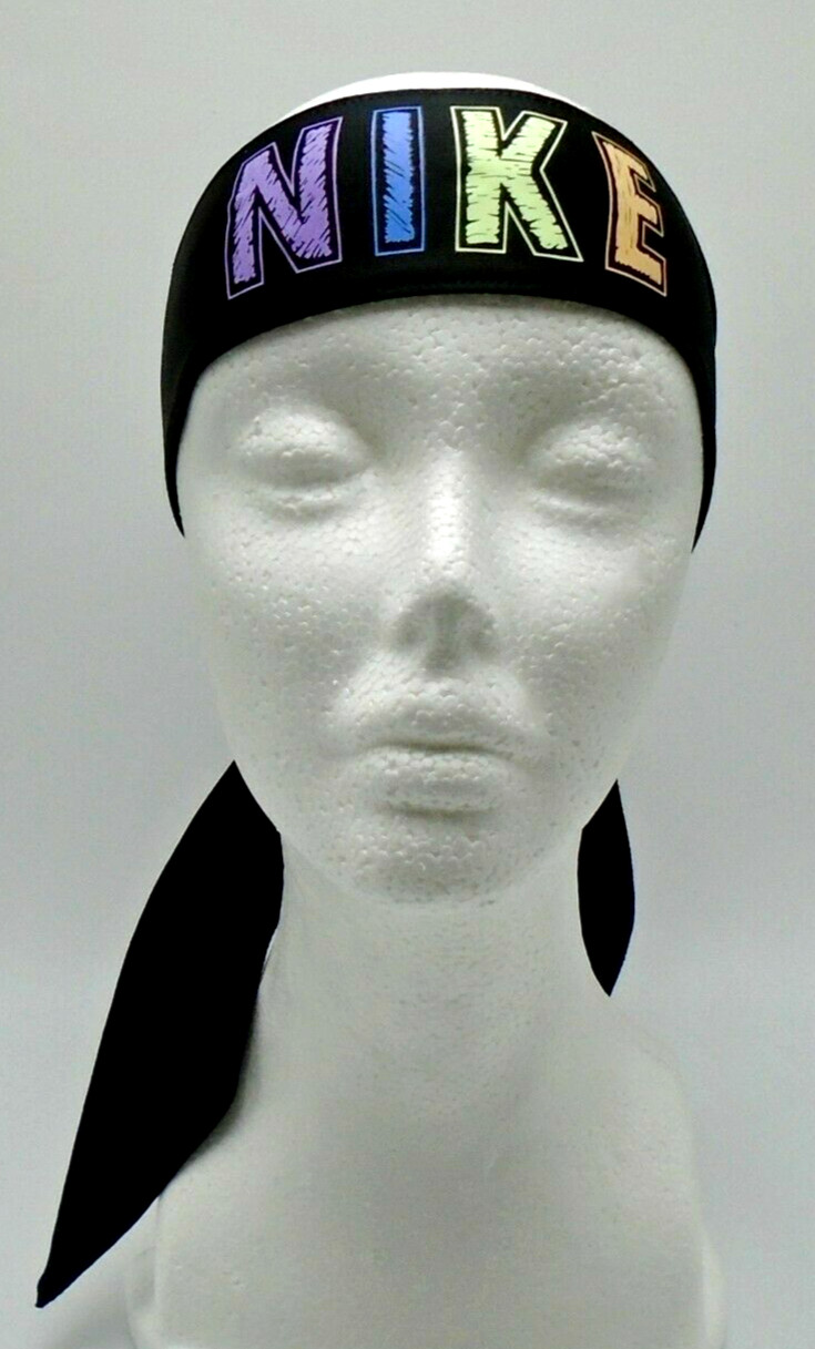 Nike Printed Head Tie Youth Black/Violet Star