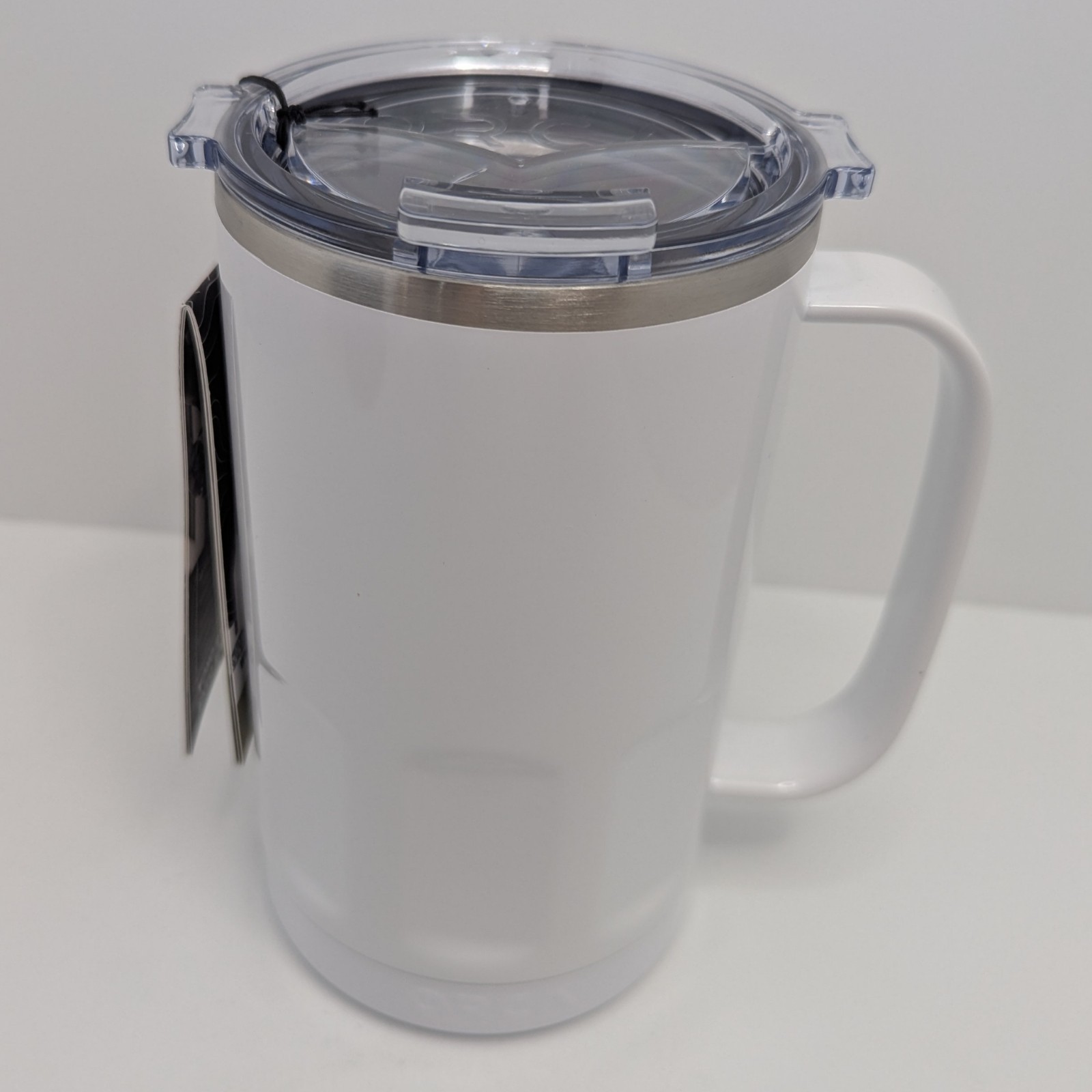 ORCA Stein Pearl White 28oz Stainless Steel Insulated Mug TumblerHandle 2 Pack