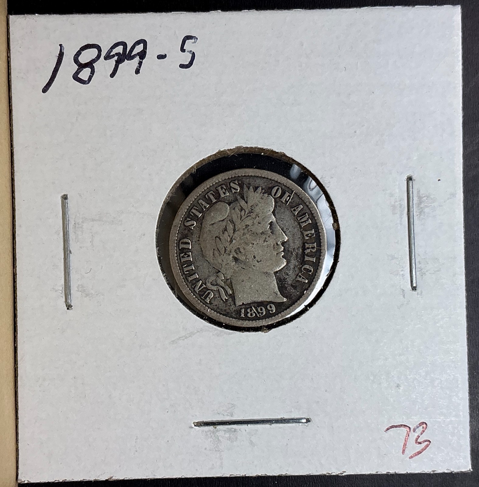 1899-S VF Barber Dime San Francisco Choice better date nice silver coin