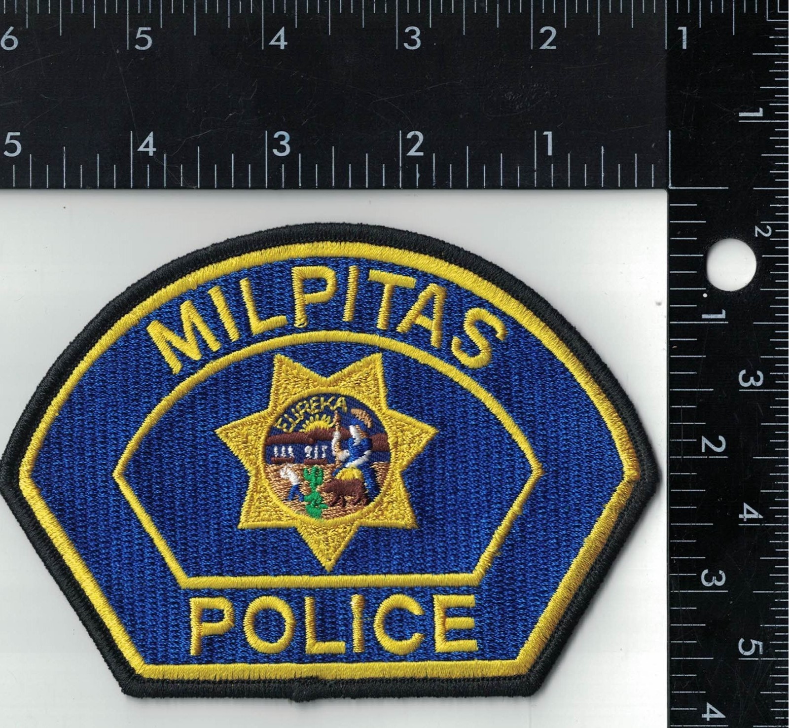 Milpitas Police Patch California CA