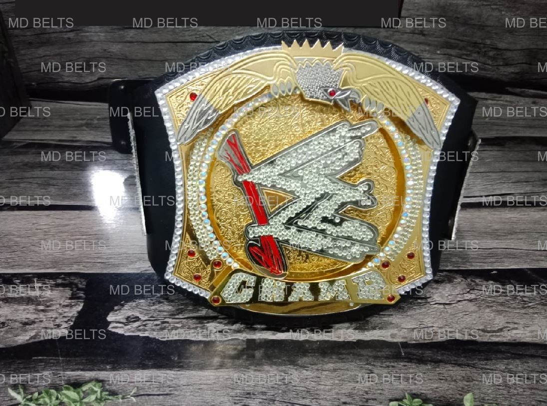 WWE World Heavyweight Championship Spinner Replica Tittle Belt 2MM Brass Adult