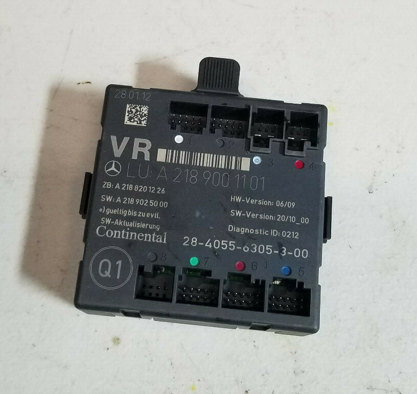 2012 Mercedes-Benz CLS550 W218 FRONT RIGHT PASSENGER DOOR CONTROL MODULE OEM