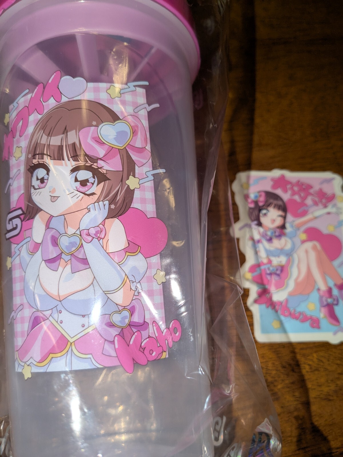 GamerSupps Waifu Creator Cup Kaho Shibuya: Chibi Shibuya w/ Sticker New Unopened