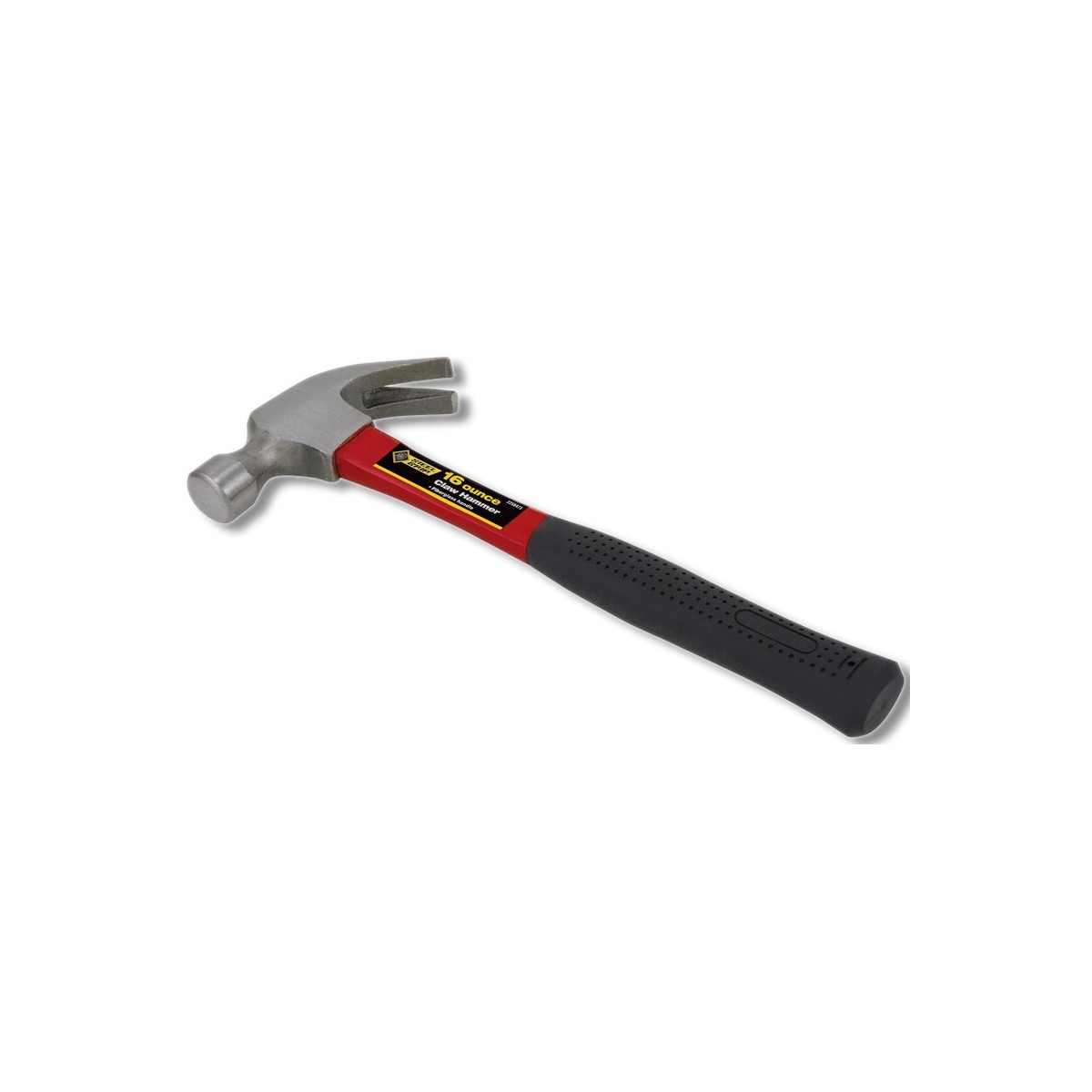 Steel Grip 16 oz Smooth Face Claw Hammer Fiberglass Handle 2258473