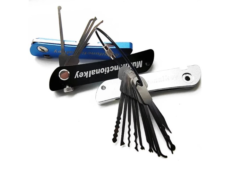 21pcs Stainless Steel Key Practice Set – Professional Door Unlocking Tools