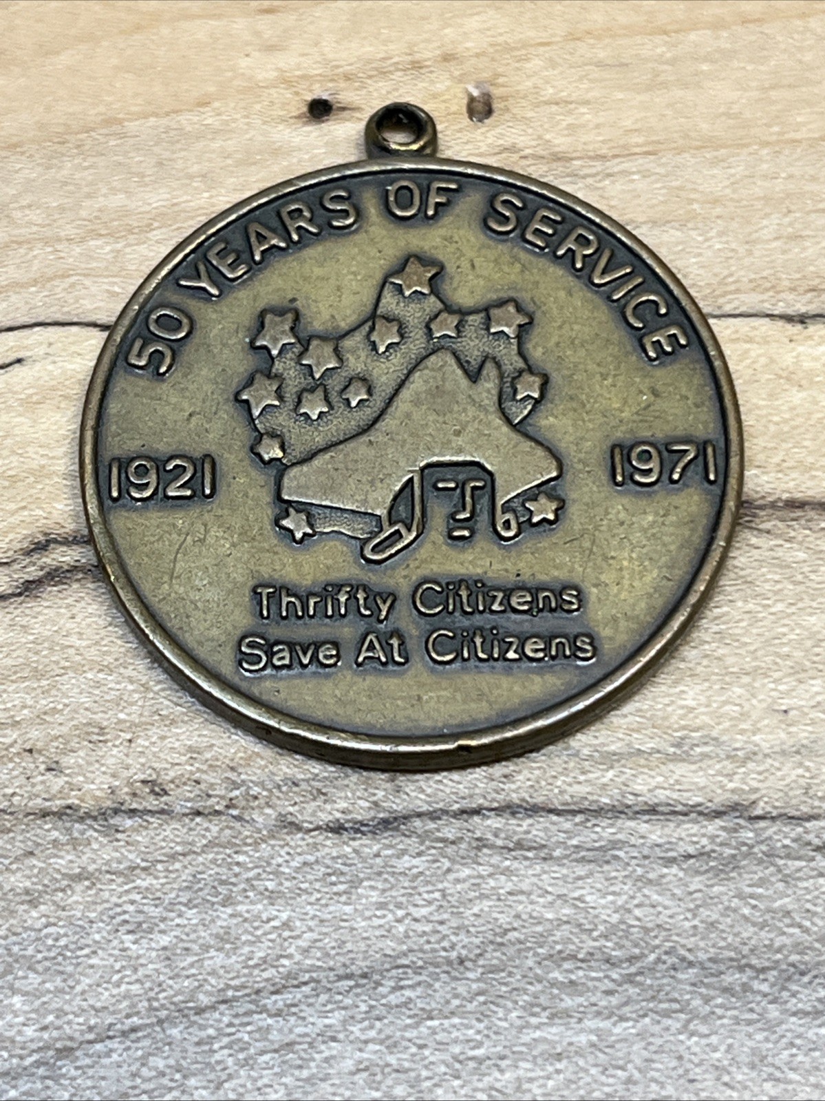 1971 Citizens Federal S&L Cleveland, Ohio Key Fob *D161