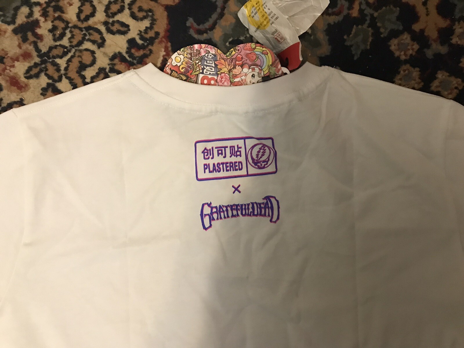 Grateful Dead Plastered Tshirt 2022 Bear NEW With Tags Medium