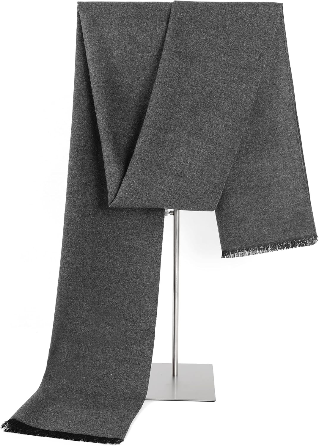 Winter Scarf For Men Ultra-Soft Plaid Tassel Men Scarf Warm Soft Cashmere Feel 7
