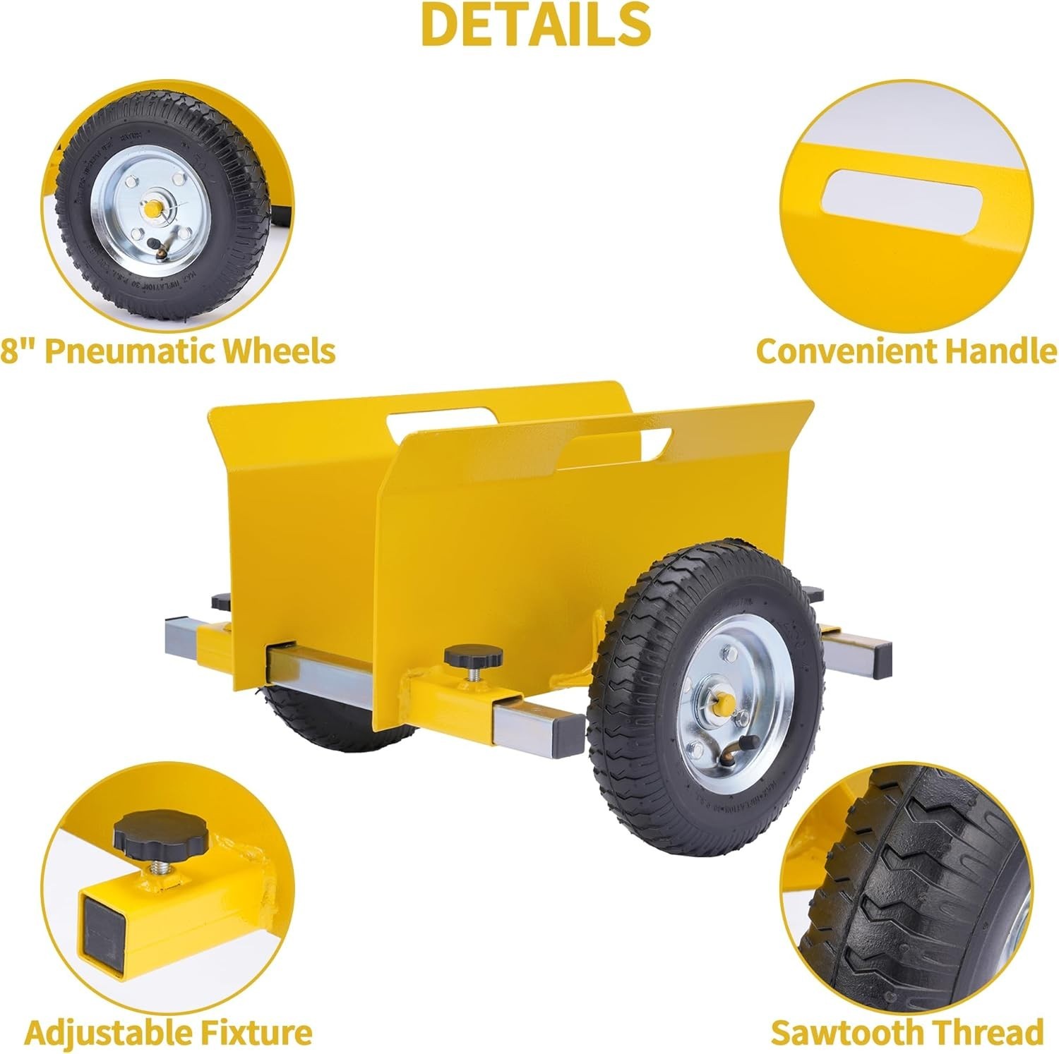 Effortless Drywall Mover Panel Dolly - 660LBS Load Capacity & Adjustable Panels