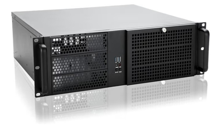 RackChoice 3u Rackmount Server Chassis MATX/Mini-ITX 3x5.25 Support ATX PSU w...