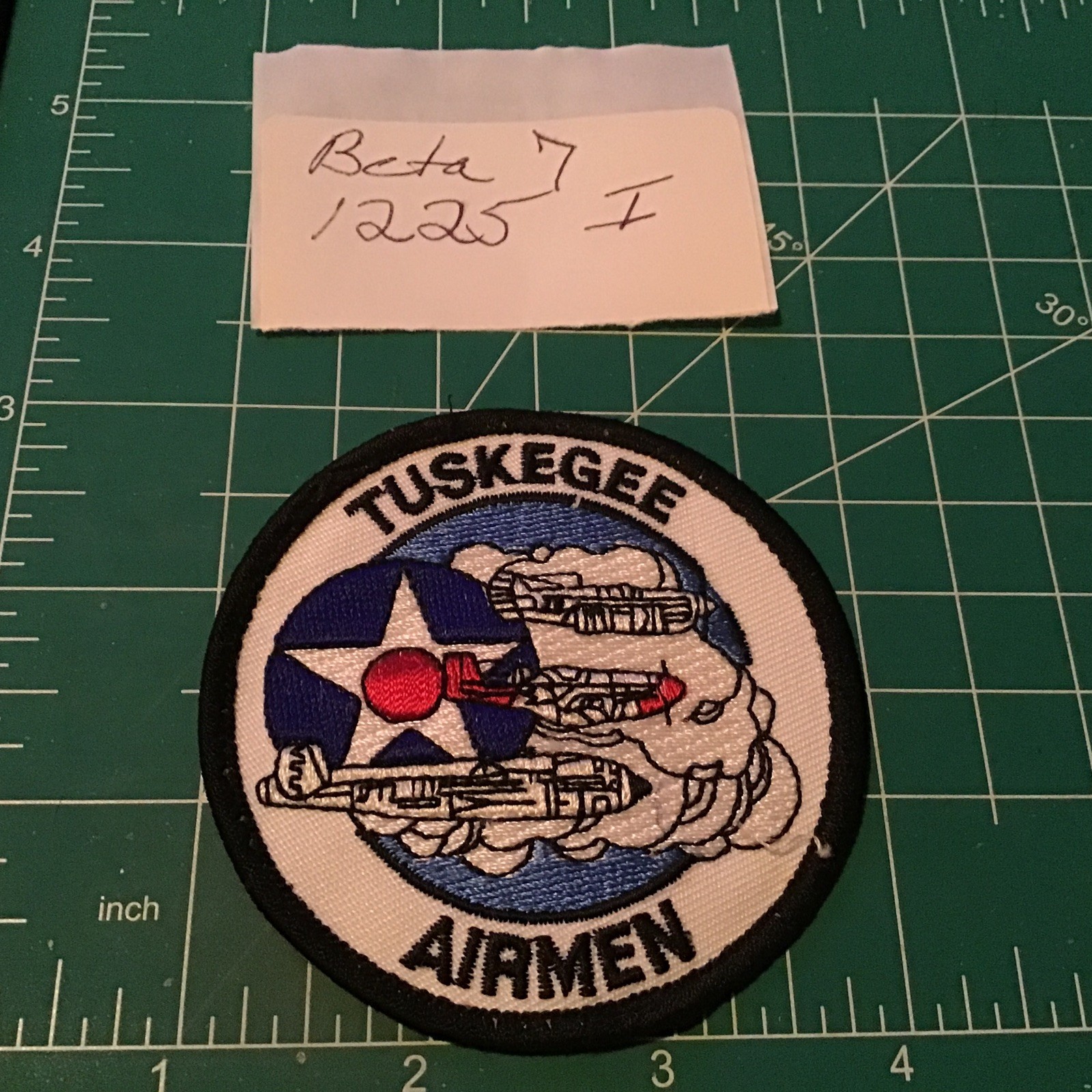 TUSKEGEE AIRMEN (3" Rd) US AIR FORCE Military Veteran Patch