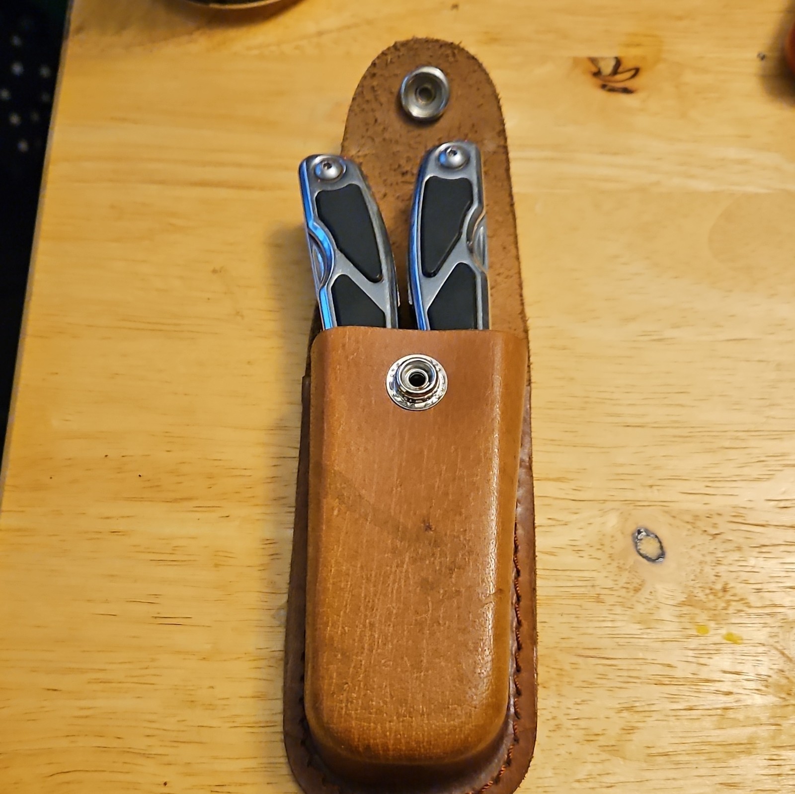 Case Multi-Purpose Multi-Tool Pliers, Stainless Steel, Leather Sheath