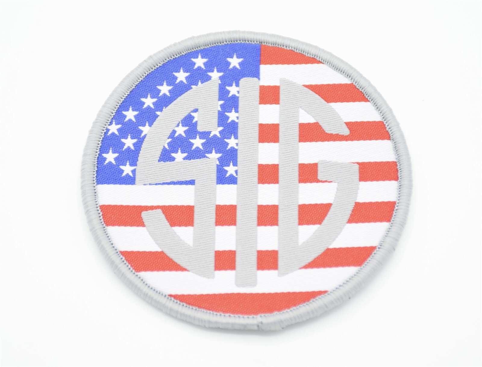 SIG SAUER SIG AMERICAN FLAG/SIG LIVE FREE OR DIE LOGO PATCH SET HOOK/LOOP BACK
