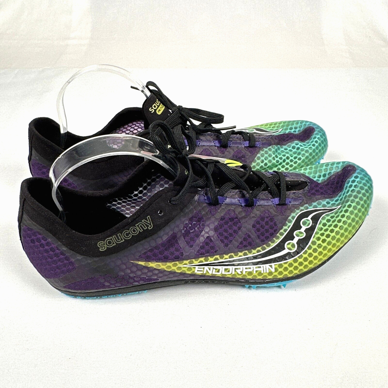 Saucony Endorphin Men's Track Shoes Running Racing Sneakers Size 13 Metal Spikes