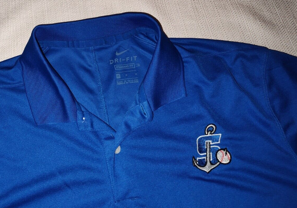 Nike Standard Fit Stockton Ports Short Sleeve Golf Coaches Polo Shirt Medium M
