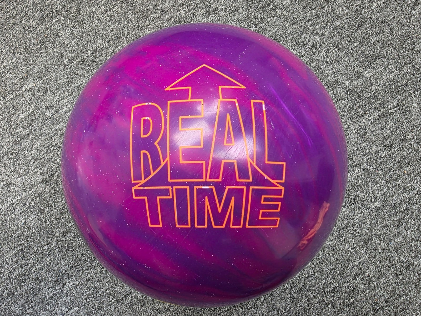 15 lbs USED Ebonite REAL TIME bowling ball