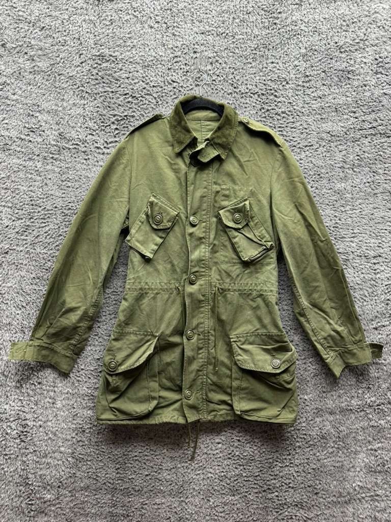 Vintage Canadian Armed Forces Mark II GS Combat Coat Army Green Mens Size S