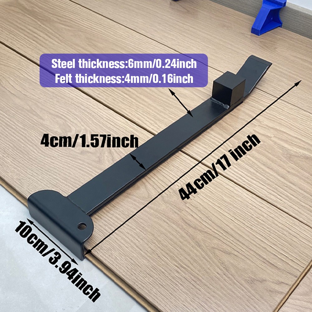 Flooring Tool with Felt Pad Professional Pull Back Hook Pry Installation Bar