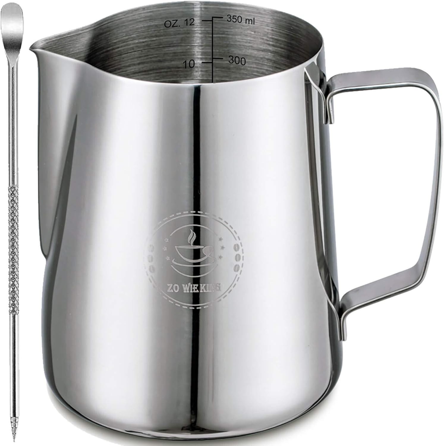 Milk Frothing Pitcher Latte Cup - Stainless Steel Pitcher Latte Art Espresso Mac