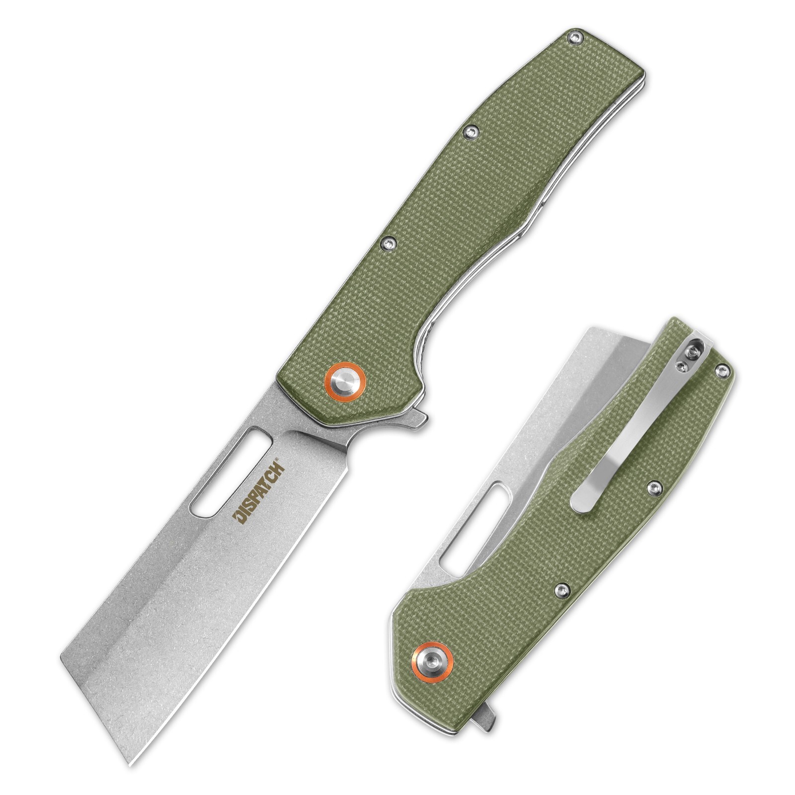 Pocket Knife with Clip,EDC Tactical Folding Knife ,Micarta Handle Christmas Gift