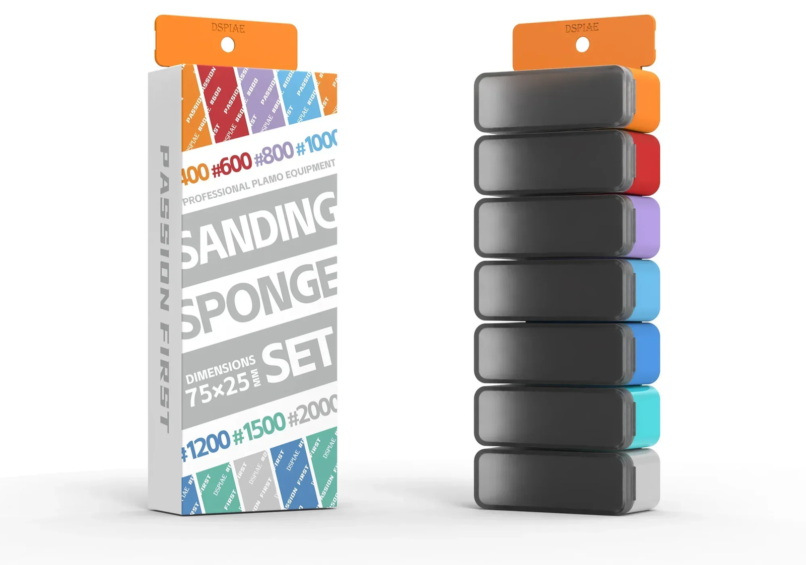 DSPIAE Vigorous Sanding Sponge Set (42pcs) XSS-S01 - US