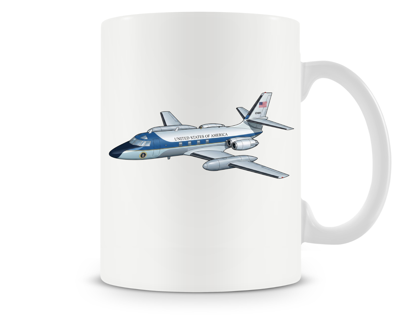 Lockheed VC-140B JetStar Ceramic Coffee Mug - 15oz.